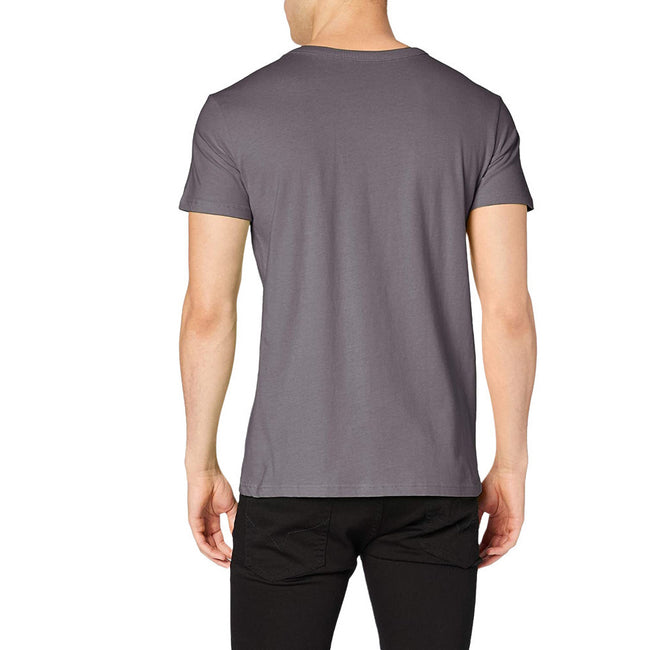 Slate Grey - Side - Stedman Mens Stars Ben Crew Neck Tee