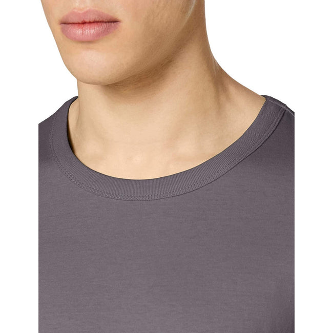 Slate Grey - Lifestyle - Stedman Mens Stars Ben Crew Neck Tee