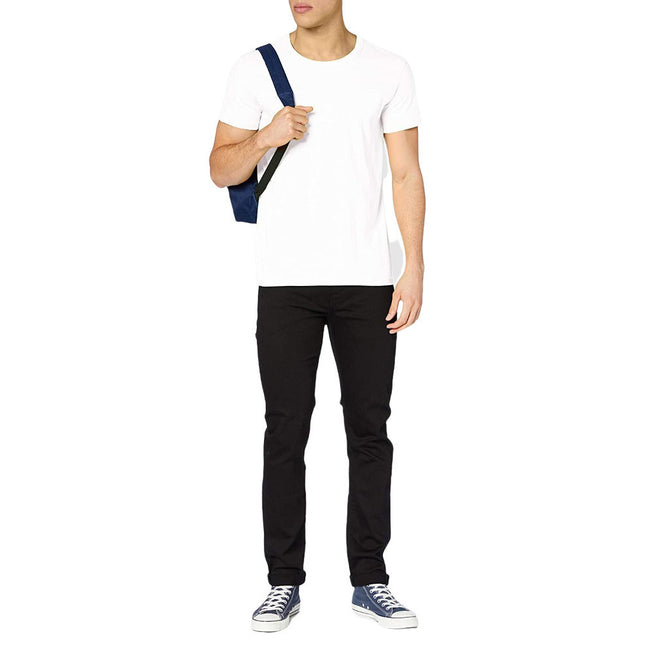 White - Back - Stedman Mens Stars Ben Crew Neck Tee