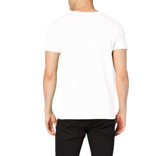 White - Side - Stedman Mens Stars Ben Crew Neck Tee