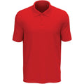 Scarlet Red - Front - Stedman Stars Mens Harper Cotton Polo