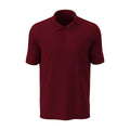 Bordeaux - Front - Stedman Stars Mens Harper Cotton Polo