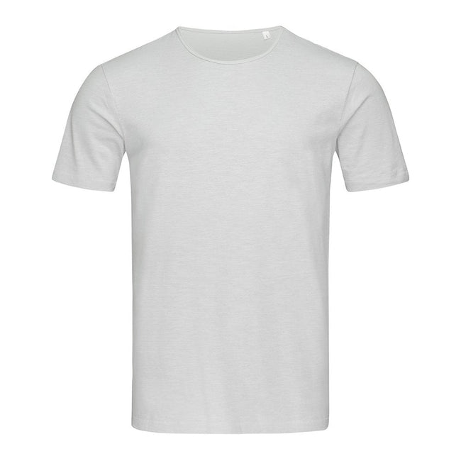 Powder Grey - Front - Stedman Stars Mens Shawn Slub Crew Neck Tee