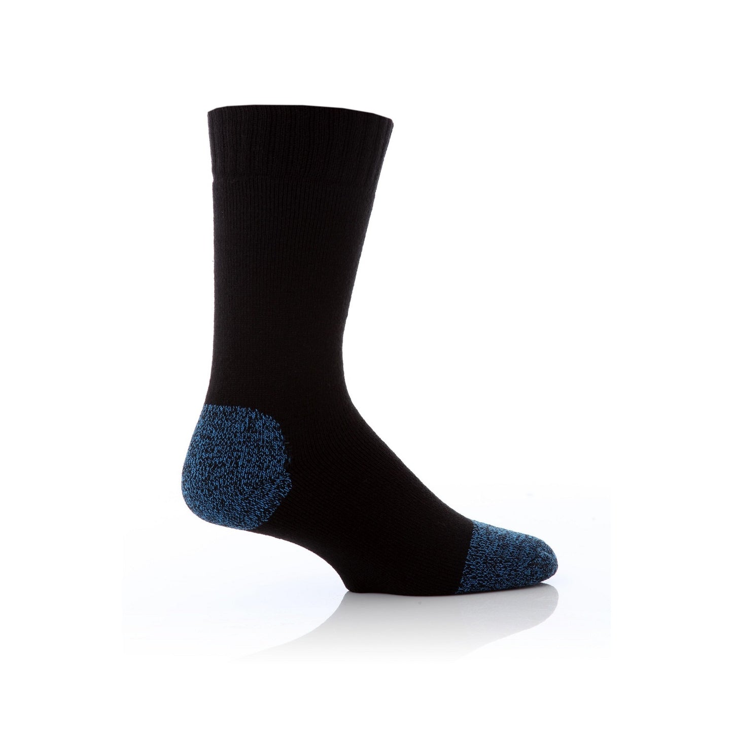Black - Back - Work Force Mens Safety Boot Socks