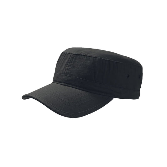 Black - Front - Atlantis Army Military Cap (Pack of 2)