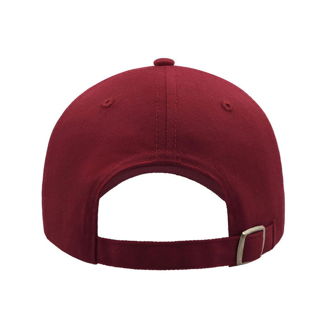 Burgundy - Side - Atlantis Sport Sandwich 6 Panel Baseball Cap (Pack of 2)