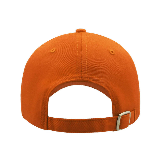 Orange - Side - Atlantis Sport Sandwich 6 Panel Baseball Cap (Pack of 2)
