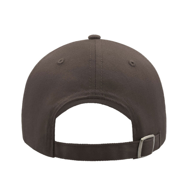 Grey - Side - Atlantis Sport Sandwich 6 Panel Baseball Cap (Pack of 2)