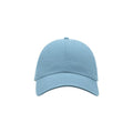 Light Blue - Front - Atlantis Action 6 Panel Chino Baseball Cap (Pack of 2)
