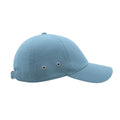 Light Blue - Lifestyle - Atlantis Action 6 Panel Chino Baseball Cap (Pack of 2)