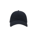 Navy - Front - Atlantis Action 6 Panel Chino Baseball Cap (Pack of 2)