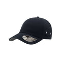 Navy - Side - Atlantis Action 6 Panel Chino Baseball Cap (Pack of 2)