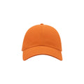 Orange - Front - Atlantis Action 6 Panel Chino Baseball Cap (Pack of 2)