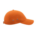 Orange - Lifestyle - Atlantis Action 6 Panel Chino Baseball Cap (Pack of 2)