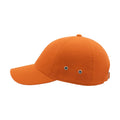 Orange - Pack Shot - Atlantis Action 6 Panel Chino Baseball Cap (Pack of 2)