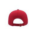 Red - Back - Atlantis Action 6 Panel Chino Baseball Cap (Pack of 2)