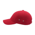 Red - Pack Shot - Atlantis Action 6 Panel Chino Baseball Cap (Pack of 2)
