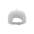 White - Back - Atlantis Action 6 Panel Chino Baseball Cap (Pack of 2)