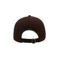 Brown - Back - Atlantis Action 6 Panel Chino Baseball Cap (Pack of 2)