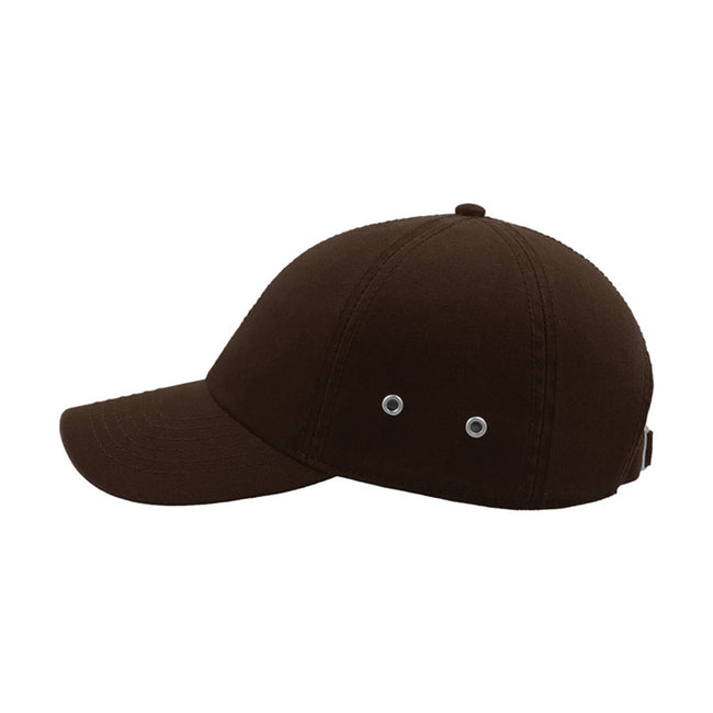 Brown - Pack Shot - Atlantis Action 6 Panel Chino Baseball Cap (Pack of 2)