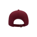 Burgundy - Back - Atlantis Action 6 Panel Chino Baseball Cap (Pack of 2)