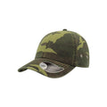 Camouflage - Side - Atlantis Action 6 Panel Chino Baseball Cap (Pack of 2)