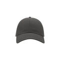 Dark Grey - Front - Atlantis Action 6 Panel Chino Baseball Cap (Pack of 2)
