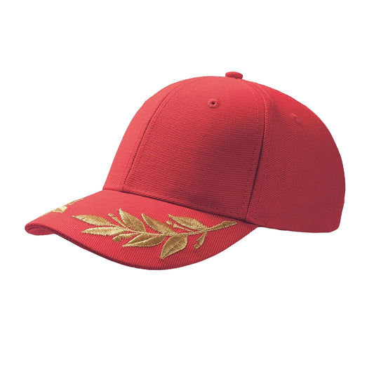 Red - Front - Atlantis Winner Laurel Embroidered Cap (Pack Of 2)
