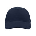 Navy - Back - Atlantis Liberty Five Heavy Brush Cotton 5 Panel Cap (Pack Of 2)