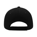 Black - Side - Atlantis Liberty Five Heavy Brush Cotton 5 Panel Cap (Pack Of 2)