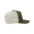 Olive - Lifestyle - Atlantis Record Mid Visor 5 Panel Trucker Cap (Pack of 2)