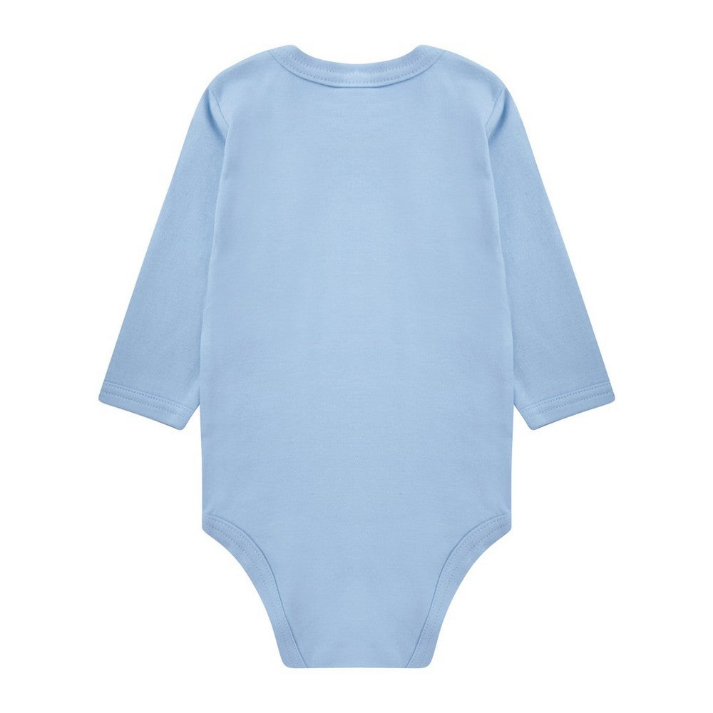 Light Blue - Back - Casual Classics Baby Long-Sleeved Bodysuit
