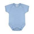 Light Blue - Front - Casual Classics Baby Bodysuit