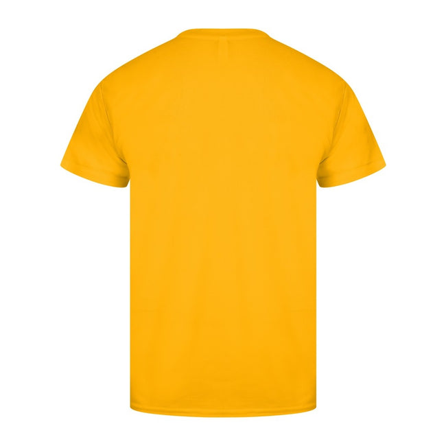 Yellow - Back - Casual Classics Mens Original Tech T-Shirt