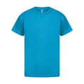 Sapphire Blue - Front - Casual Classics Mens Original Tech T-Shirt