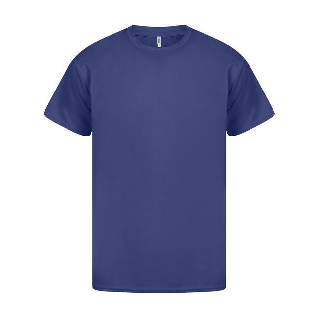 Royal Blue - Front - Casual Classics Mens Original Tech T-Shirt