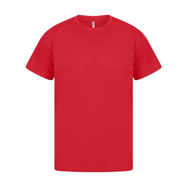 Red - Front - Casual Classics Mens Original Tech T-Shirt