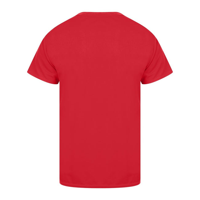 Red - Back - Casual Classics Mens Original Tech T-Shirt