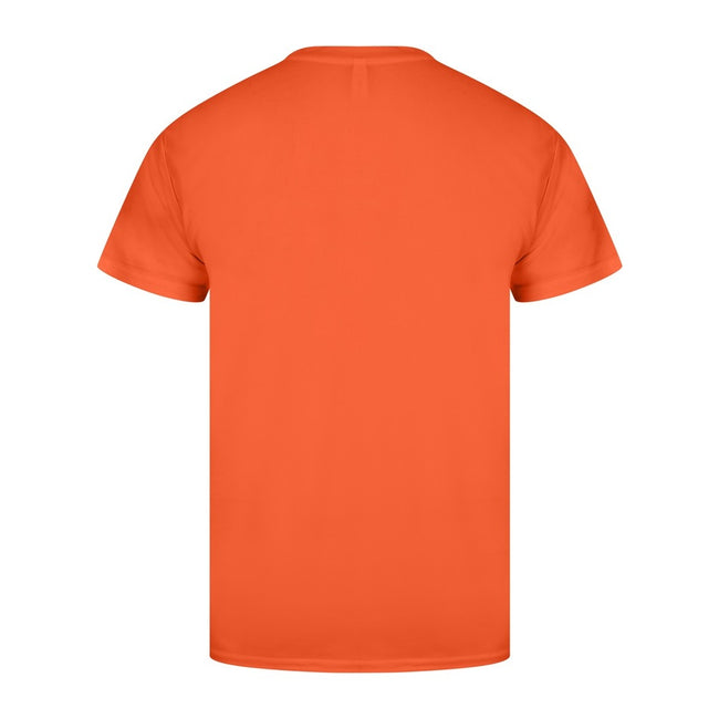 Orange - Back - Casual Classics Mens Original Tech T-Shirt