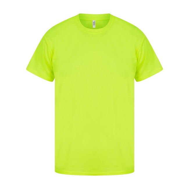 Lime - Front - Casual Classics Mens Original Tech T-Shirt