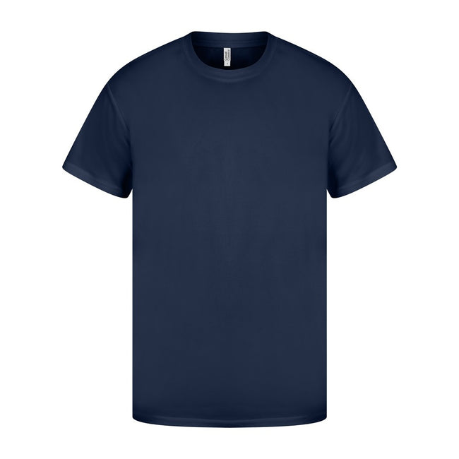 Navy - Front - Casual Classics Mens Original Tech T-Shirt