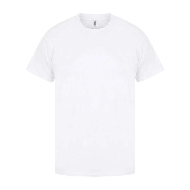 White - Front - Casual Classics Mens Original Tech T-Shirt