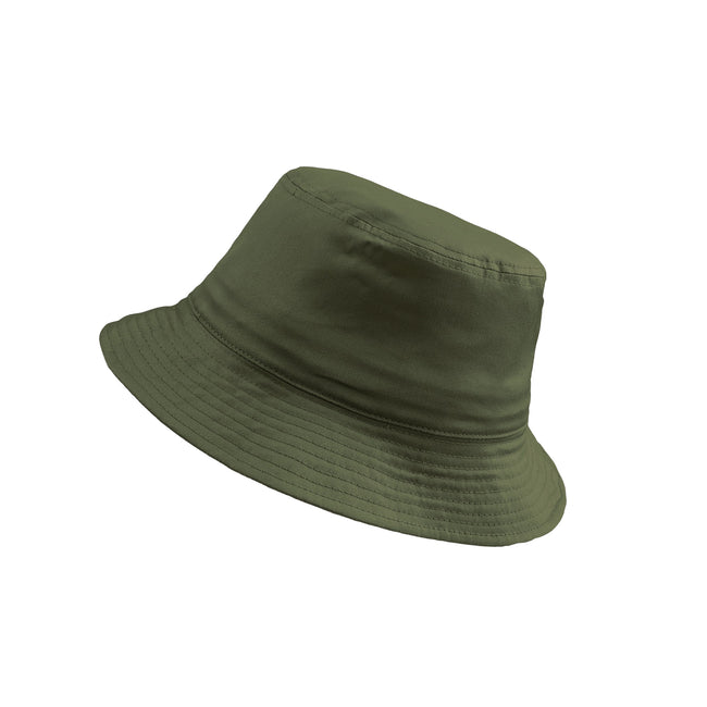 Olive Green - Back - Atlantis Cotton Bucket Hat