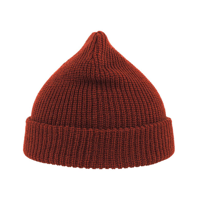 Rust - Side - Atlantis Woolly Wool Blend Beanie
