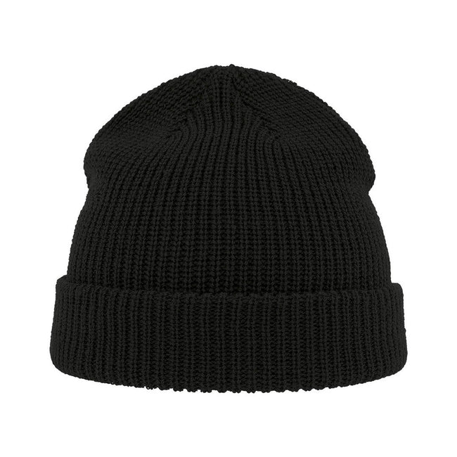 Black - Back - Atlantis Woolly Wool Blend Beanie
