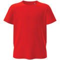 Scarlet Red - Front - Stedman Childrens-Kids Sports Active T-Shirt