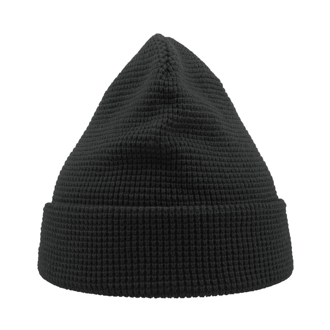 Dark Grey - Side - Atlantis Blog Waffle Beanie