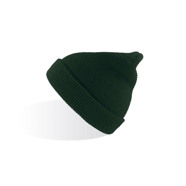 Bottle Green - Back - Atlantis Blog Waffle Beanie