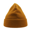 Mustard Yellow - Side - Atlantis Blog Waffle Beanie