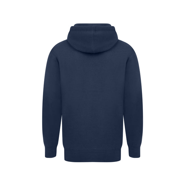 Navy - Back - Casual Classics Mens Eco Spirit Organic Hoodie
